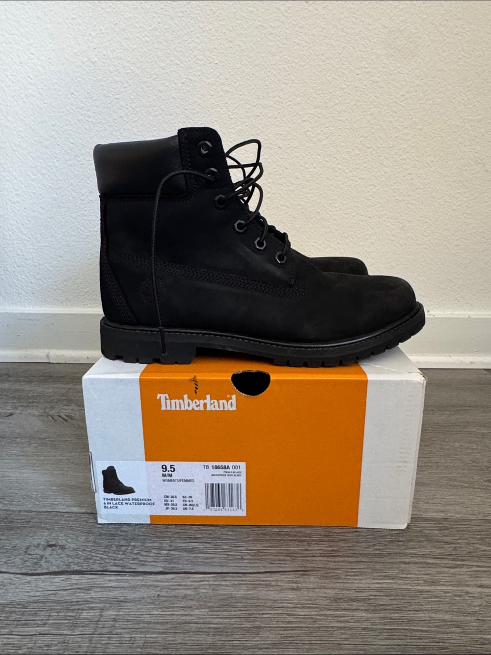 Women’s Timberland Black Premium 6-Inch Waterproof Boot